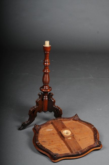 Table d'appoint Louis Phillip en acajou vers 1860 G-98