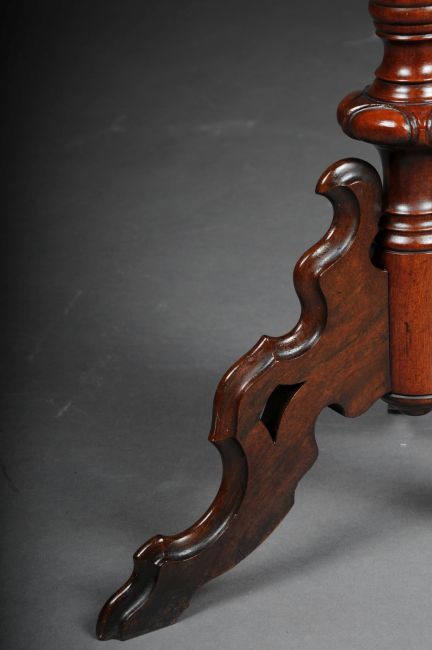 Table d'appoint Louis Phillip en acajou vers 1860 G-98