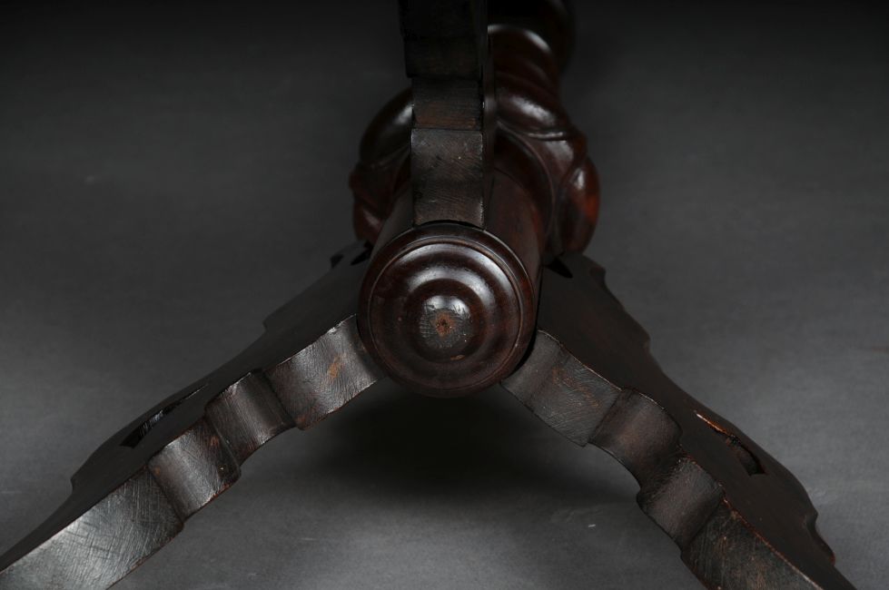 Table d'appoint Louis Phillip en acajou vers 1860 G-98