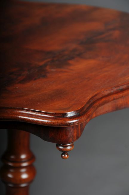Table d'appoint Louis Phillip en acajou vers 1860 G-98